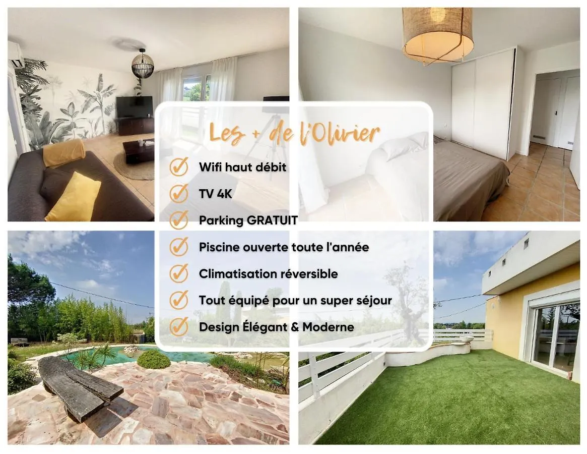 Ღ Les Oliviers • Piscine, Parking Et Climatisation Apartment Balma